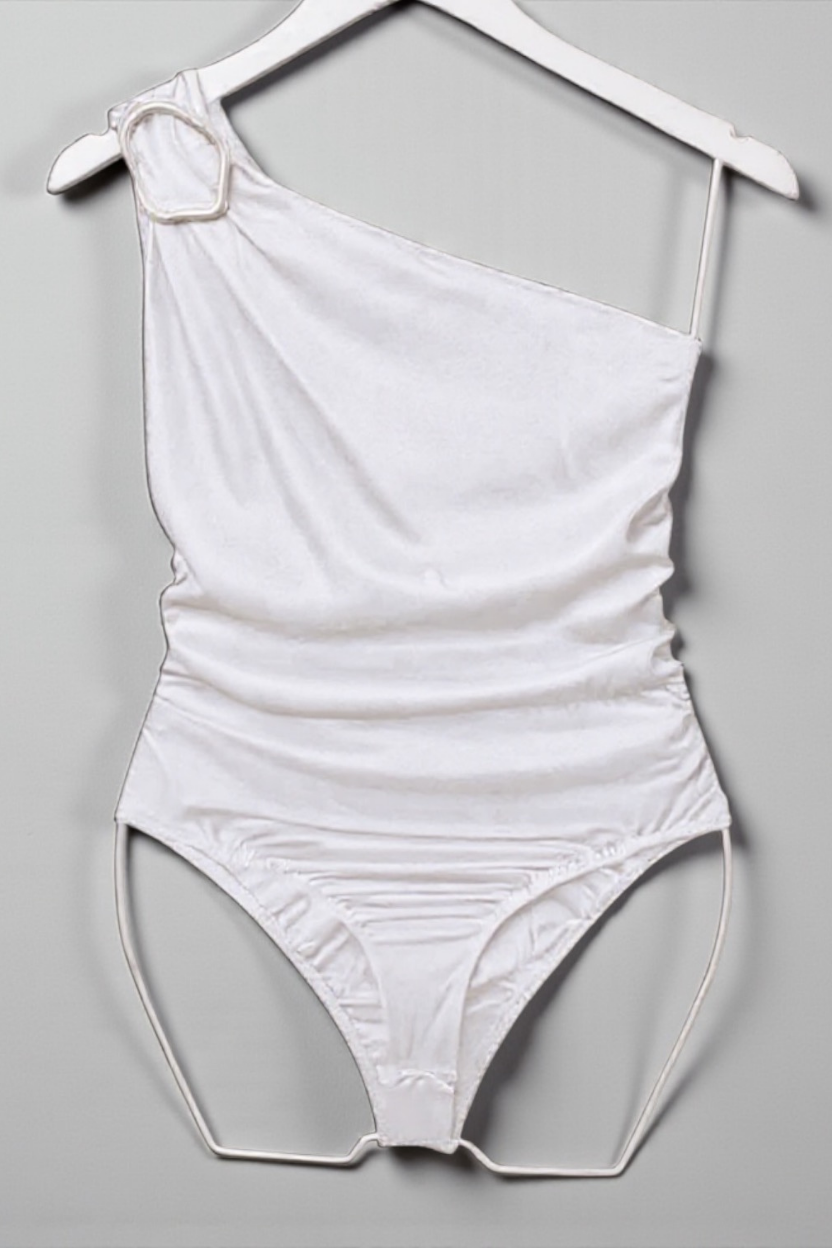 Body Cetim One Shoulder