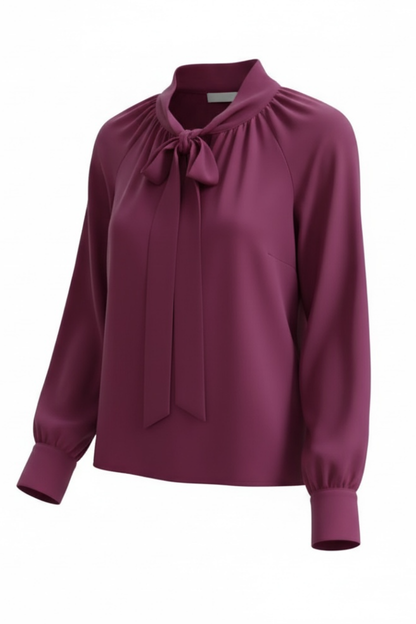 Camisa Social em Chiffon