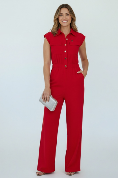 Macacão Vermelho Clássico Lanu