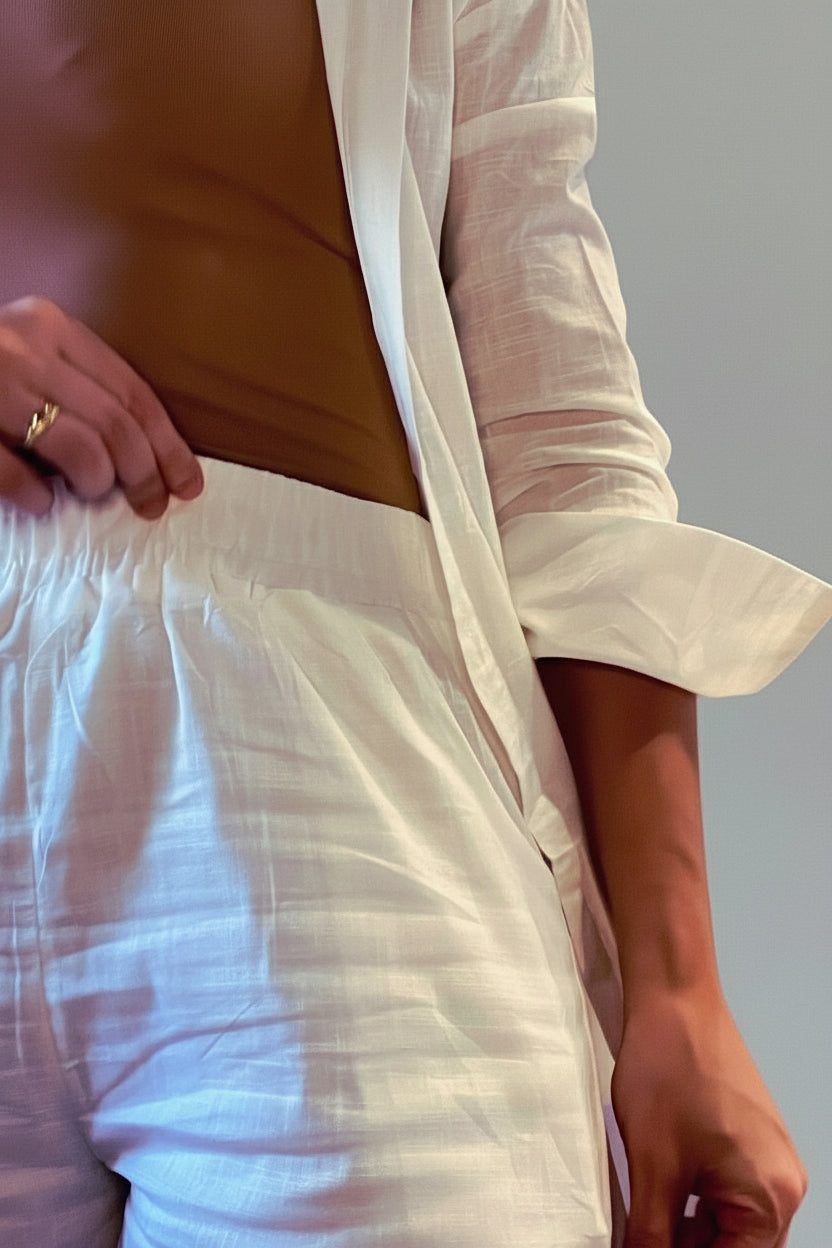 Conjunto Shorts Linho