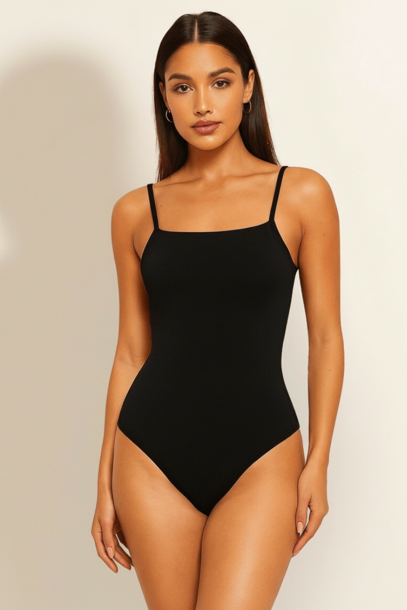 Body Poliamida Alça Fina