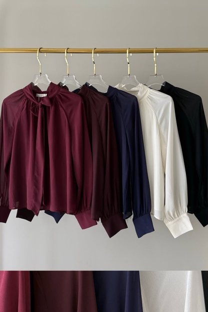 Camisa Social em Chiffon