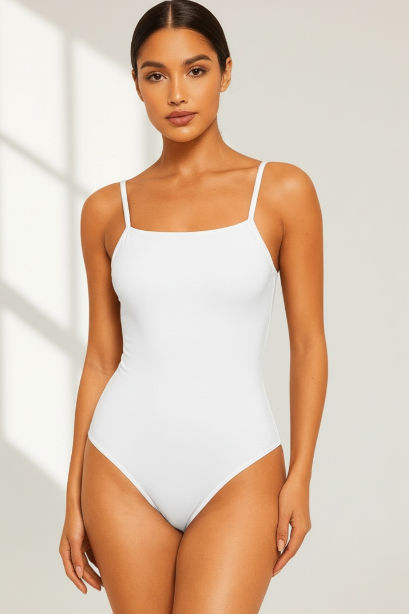 Body Poliamida Alça Fina