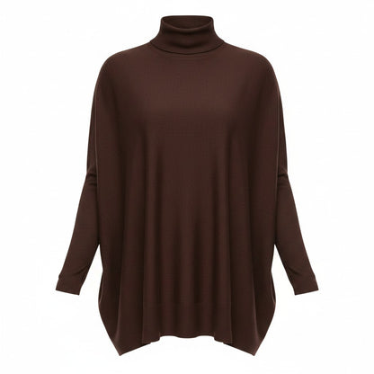 Poncho em Tricot Modal