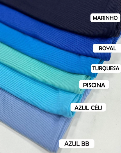 Regata Canelada em Algodão