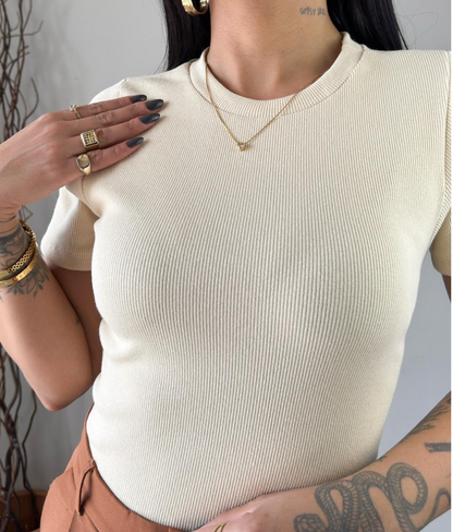 Blusa Canelada Básica Premium