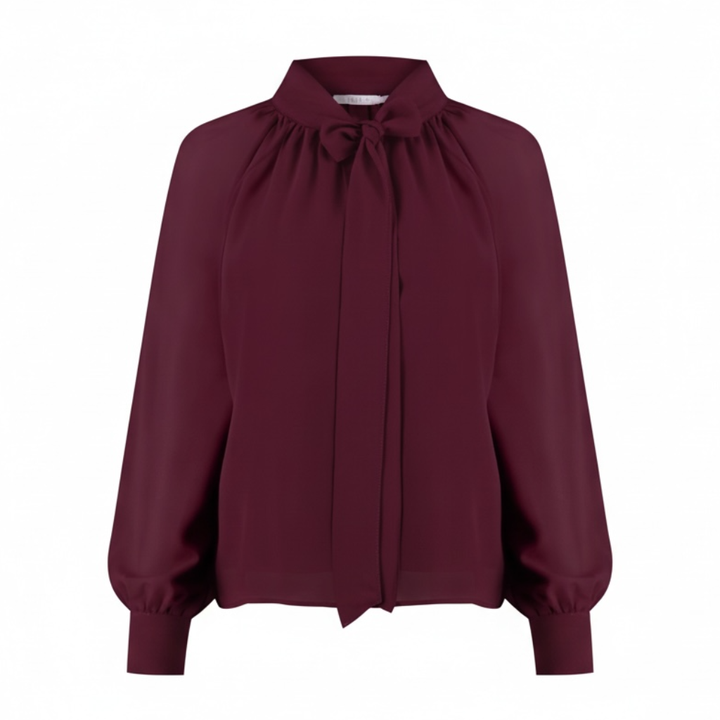Camisa Social em Chiffon