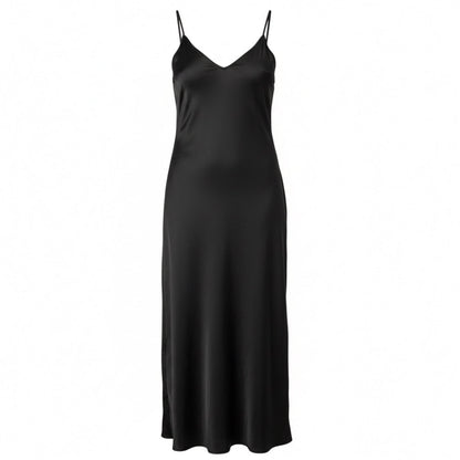 Vestido Cetim Longo Alça
