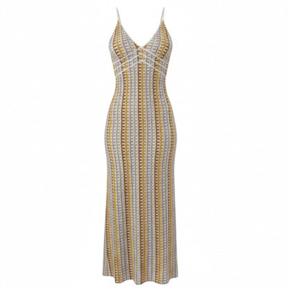 Vestido longo Bordado
