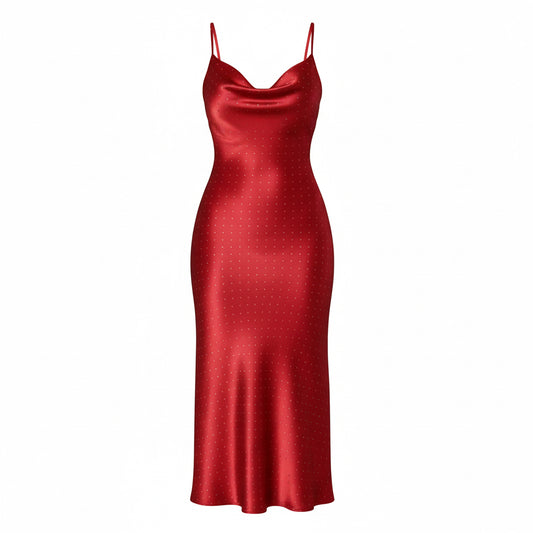 Vestido Cetim Scarleth