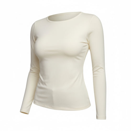 Blusa Gola Careca Manga Longa em Poliamida