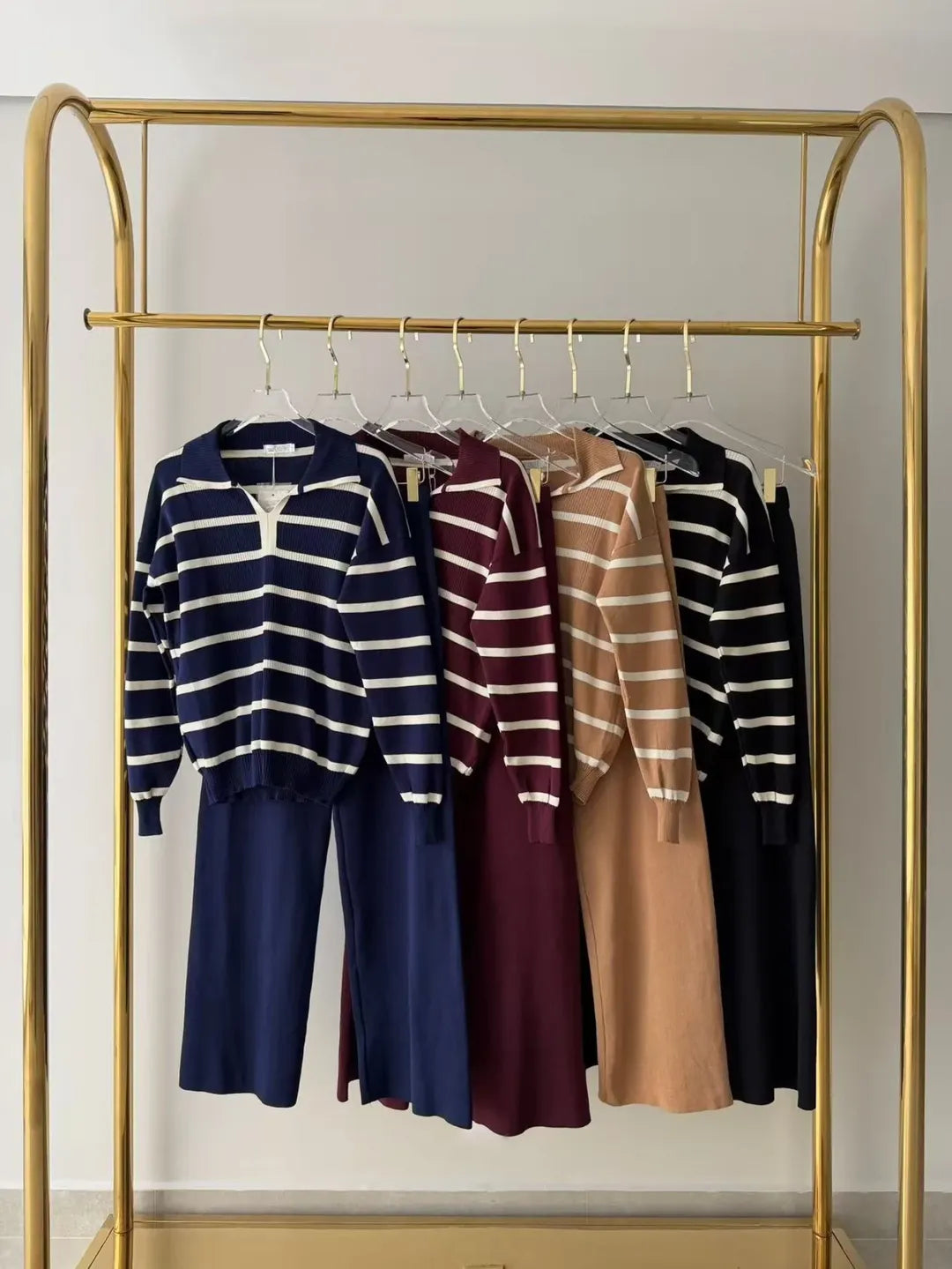 Sueter Listrado em Tricot Modal