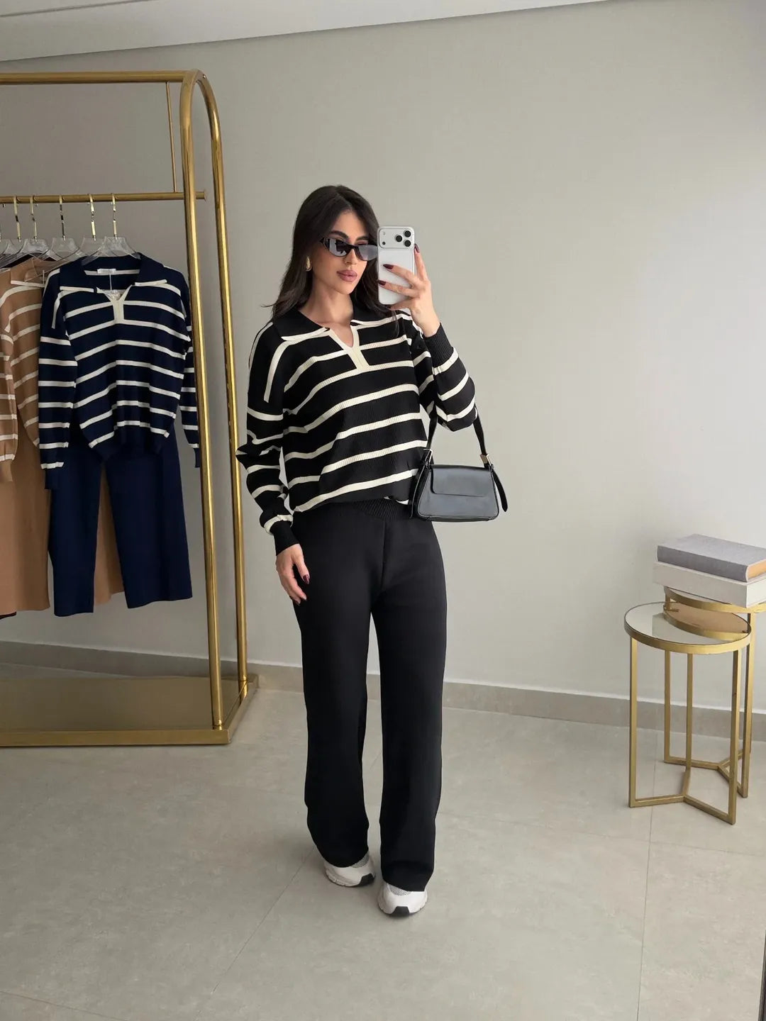 Sueter Listrado em Tricot Modal